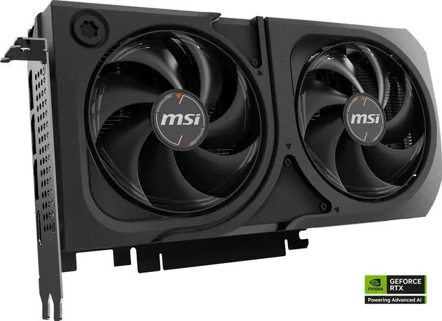 Alt view image 2 of 2 - MSI SHADOW GeForce RTX 5060 Ti 16GB GDDR7 PCI Express 5.0 x 16 (use x8) Graphics Card RTX 5060 Ti 16G SHADOW 2X OC