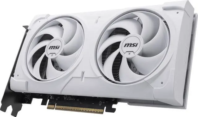 Alt view image 4 of 11 - MSI Ventus GeForce RTX 5060 Ti 8GB GDDR7 PCI Express® Gen 5 x16 (uses x8) ATX Graphics Card RTX 5060 Ti 8G VENTUS 2X OC WHITE PLUS