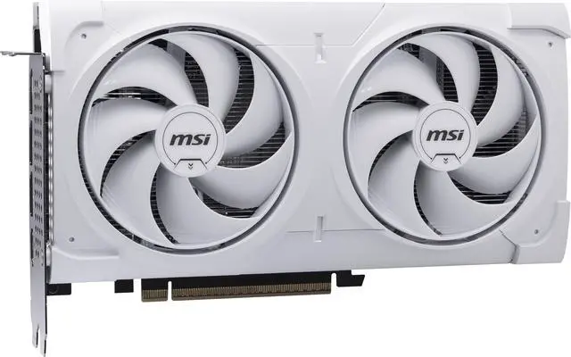 Alt view image 5 of 11 - MSI Ventus GeForce RTX 5060 Ti 8GB GDDR7 PCI Express® Gen 5 x16 (uses x8) ATX Graphics Card RTX 5060 Ti 8G VENTUS 2X OC WHITE PLUS