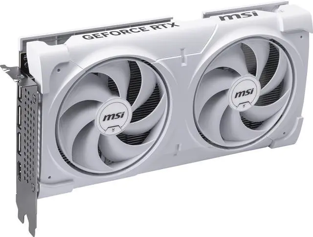 Alt view image 6 of 11 - MSI Ventus GeForce RTX 5060 Ti 8GB GDDR7 PCI Express® Gen 5 x16 (uses x8) ATX Graphics Card RTX 5060 Ti 8G VENTUS 2X OC WHITE PLUS