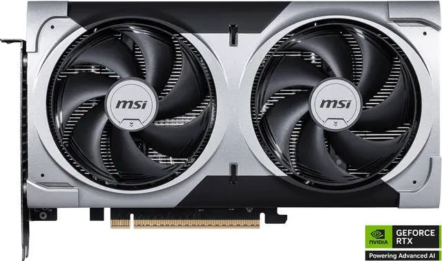 Alt view image 2 of 9 - MSI Ventus GeForce RTX 5060 Ti 8GB GDDR7 PCI Express 5.0 x 16 (use x8) Graphics Card RTX 5060 Ti 8G VENTUS 2X OC PLUS