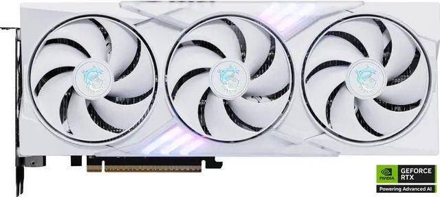 Alt view image 2 of 12 - MSI Gaming GeForce RTX 5060 8GB GDDR7 PCI Express 5.0 x 16 (use x8) Graphics Card RTX 5060 8G GAMING TRIO OC WHITE
