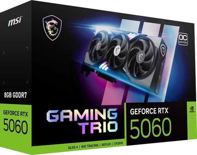 Alt view image 11 of 12 - MSI Gaming GeForce RTX 5060 8GB GDDR7 PCI Express 5.0 x 16 (use x8) Graphics Card RTX 5060 8G GAMING TRIO OC