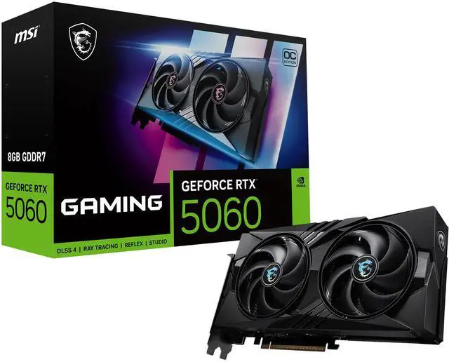 Alt view image 11 of 11 - MSI Gaming GeForce RTX 5060 8GB GDDR7 PCI Express 5.0 x 16 (use x8) Graphics Card RTX 5060 8G GAMING OC