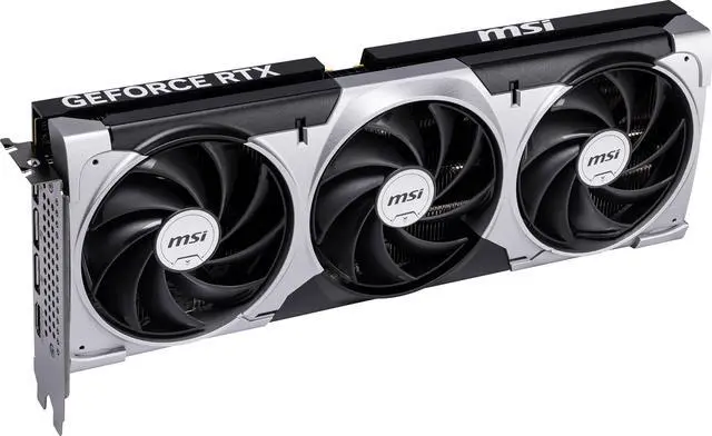 Alt view image 5 of 10 - MSI Ventus GeForce RTX 5060 8GB GDDR7 PCI Express 5.0 x 16 (use x8) Graphics Card RTX 5060 8G VENTUS 3X OC