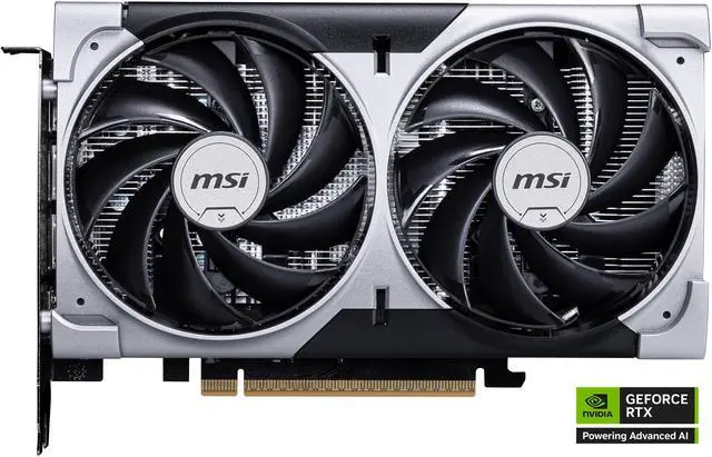 Alt view image 2 of 11 - MSI Ventus GeForce RTX 5060 8GB GDDR7 PCI Express 5.0 x 16 (use x8) Graphics Card RTX 5060 8G VENTUS 2X OC