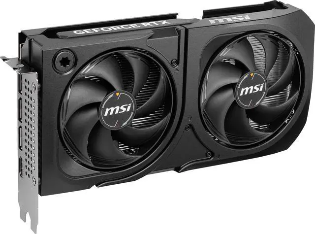 Alt view image 6 of 12 - MSI SHADOW GeForce RTX 5060 Ti 16GB GDDR7 PCI Express 5.0 Graphics Card RTX 5060 Ti 16G SHADOW 2X OC PLUS