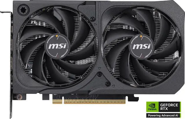 Alt view image 2 of 11 - MSI SHADOW GeForce RTX 5050 8GB GDDR6 PCI Express 5.0 Graphics Card RTX 5050 8G SHADOW 2X OC