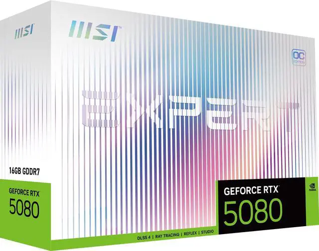 Alt view image 13 of 14 - MSI EXPERT GeForce RTX 5080 16GB GDDR7 PCI Express 5.0 x16 Graphics Card RTX 5080 16G EXPERT OC