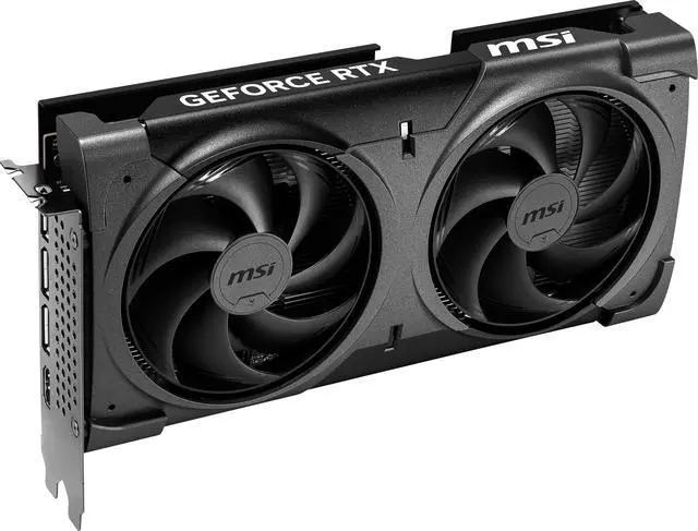 Alt view image 6 of 11 - MSI Ventus GeForce RTX 5060 Ti 16GB GDDR7 PCI Express 5.0 x 16 (use x8) Graphics Card RTX 5060 Ti 16G VENTUS 2X OC BLACK PLUS