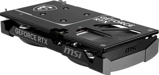 Alt view image 8 of 11 - MSI Ventus GeForce RTX 5060 Ti 16GB GDDR7 PCI Express 5.0 x 16 (use x8) Graphics Card RTX 5060 Ti 16G VENTUS 2X OC BLACK PLUS