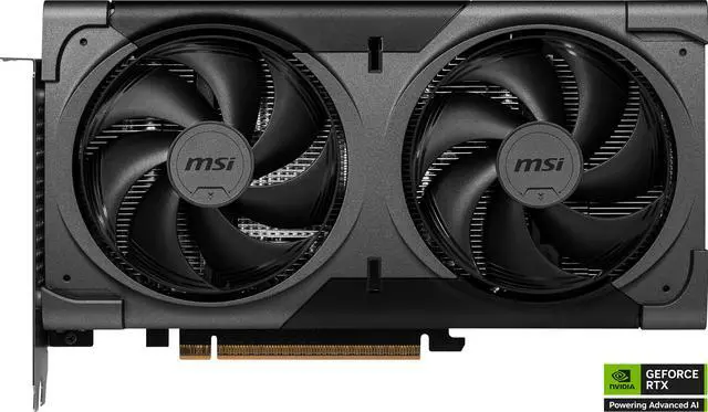 Alt view image 2 of 11 - MSI Ventus GeForce RTX 5060 Ti 16GB GDDR7 PCI Express 5.0 x 16 (use x8) Graphics Card RTX 5060 Ti 16G VENTUS 2X OC BLACK PLUS
