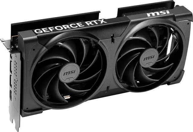 Alt view image 6 of 12 - MSI Ventus GeForce RTX 5070 12GB GDDR7 PCI Express 5.0 ATX Video Card RTX 5070 12G VENTUS 2X OC BLACK