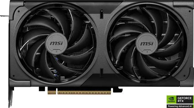 Alt view image 2 of 12 - MSI Ventus GeForce RTX 5070 12GB GDDR7 PCI Express 5.0 ATX Video Card RTX 5070 12G VENTUS 2X OC BLACK