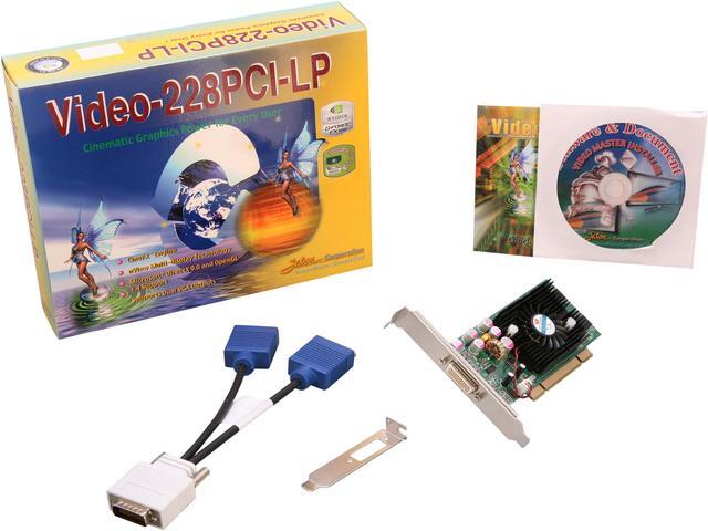 Alt view image 5 of 5 - JATON GeForce FX 5200 128MB DDR PCI Low Profile Ready Graphics Card Video-228PCI-LP