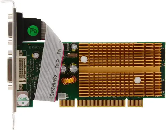 Alt view image 3 of 5 - JATON GeForce 6200 256MB DDR PCI Low Profile Ready Graphics Card VIDEO-338PCI-DVI