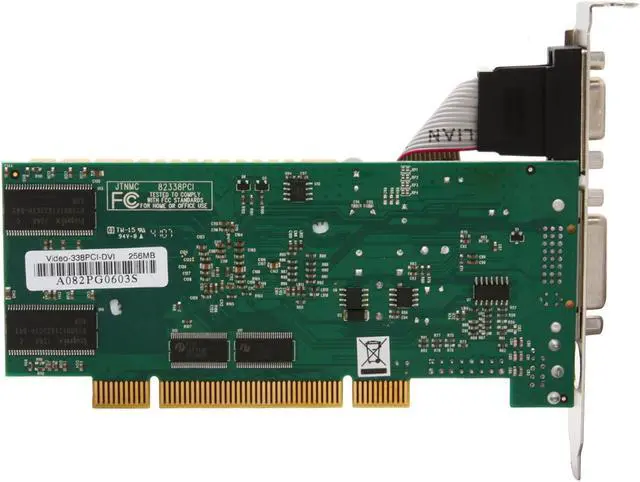 Alt view image 4 of 5 - JATON GeForce 6200 256MB DDR PCI Low Profile Ready Graphics Card VIDEO-338PCI-DVI
