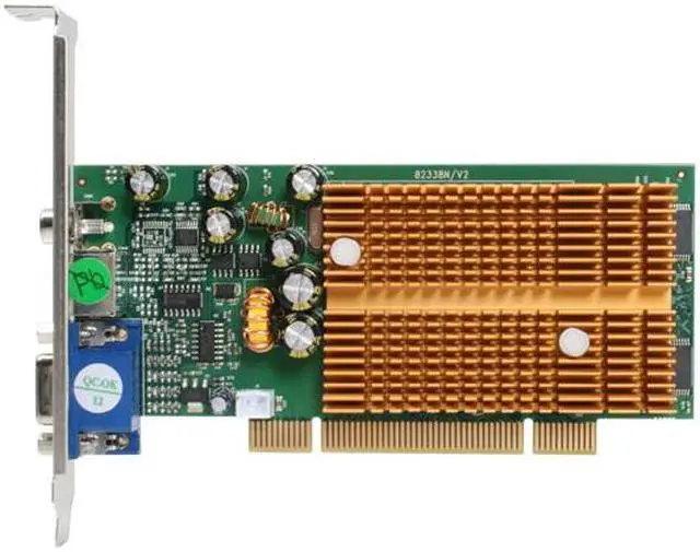 Alt view image 3 of 8 - JATON GeForce 6200 128MB DDR PCI Low Profile Ready Graphics Card Video-338PCI-128TV