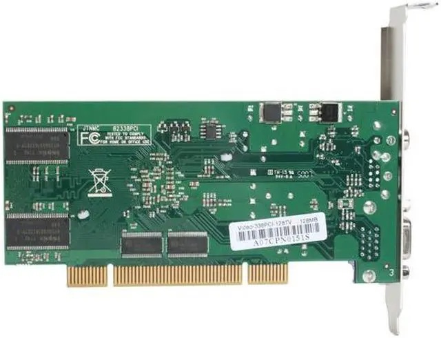 Alt view image 4 of 8 - JATON GeForce 6200 128MB DDR PCI Low Profile Ready Graphics Card Video-338PCI-128TV