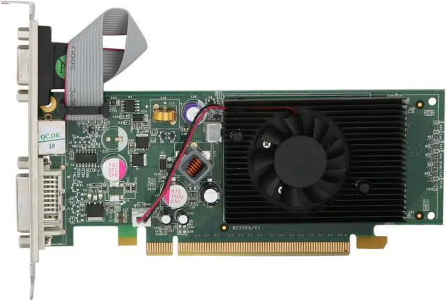 Alt view image 3 of 5 - JATON GeForce 8400 GS 512MB DDR2 PCI Express 2.0 x16 Low Profile Ready Graphics Card Video-PX8400GS_EX