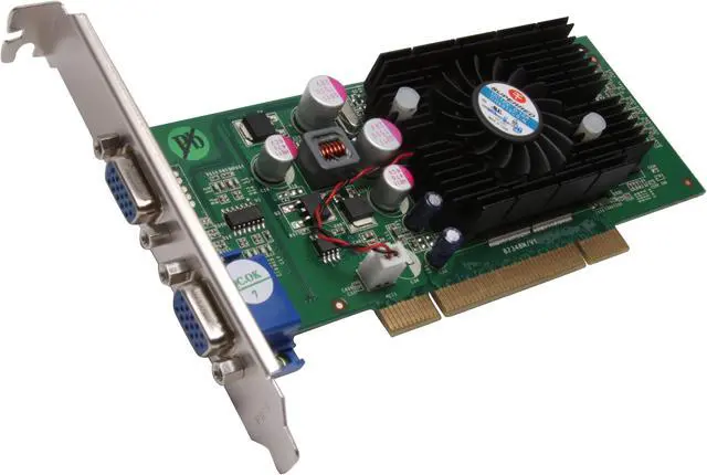 Main image of JATON GeForce 6200 512MB DDR2 PCI 2.1 Graphics Card Video-348PCI-TWIN