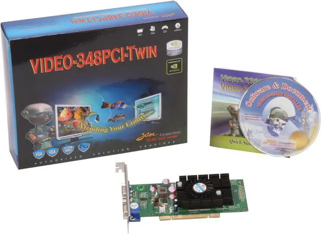 Alt view image 5 of 5 - JATON GeForce 6200 512MB DDR2 PCI 2.1 Graphics Card Video-348PCI-TWIN