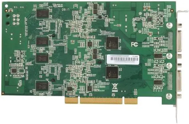 Alt view image 3 of 3 - JATON VIDEO-558PCI-Quad GeForce 8400 GS 4 DVI outputs 512MB DDR2 Per GPU 1GB Total Onboard  PCI  Video Card