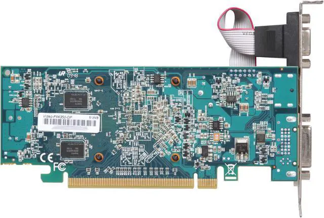 Alt view image 4 of 5 - JATON Radeon HD 4350 512MB DDR2 PCI Express 2.0 x16 Low Profile Ready Graphics Card VIDEO-PX4350-DP