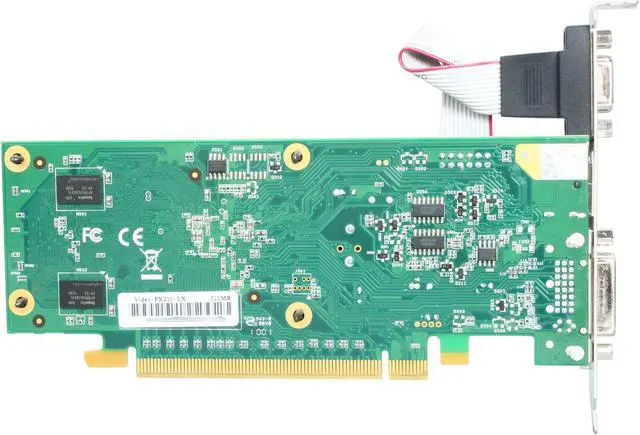 Alt view image 4 of 5 - JATON GeForce 210 512MB DDR2 PCI Express 2.0 x16 Low Profile Ready Graphics Card VIDEO-PX210-LX