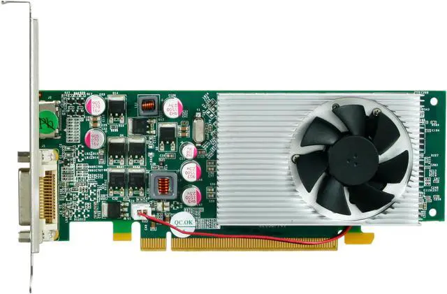 Alt view image 3 of 5 - JATON GeForce GT 220 1GB DDR2 PCI Express 2.0 x16 Low Profile Ready Graphics Card Video-PX638-DLP
