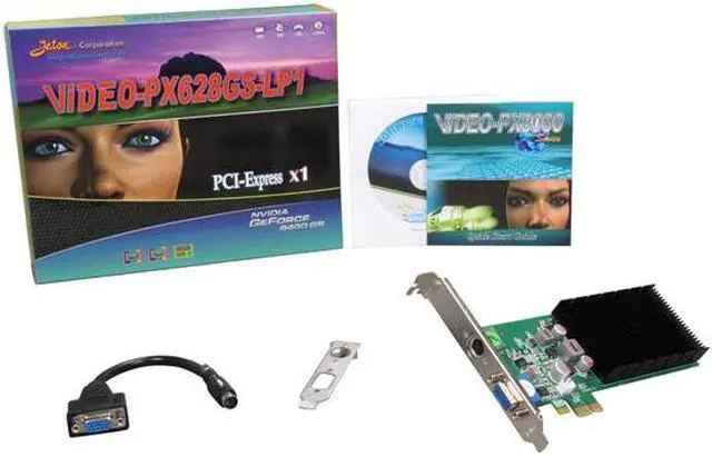 Alt view image 5 of 5 - JATON GeForce 8400 GS 512MB DDR2 PCI Express x1 Low Profile Ready Graphics Card Video-PX628GS-LP1