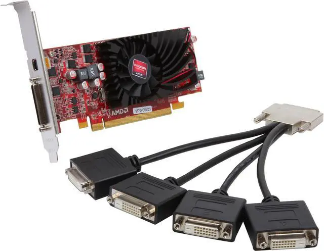 Main image of JATON Radeon HD 6570 1GB DDR3 PCI Express x16 Low Profile Ready Graphics Card Video-PX369-QUAD