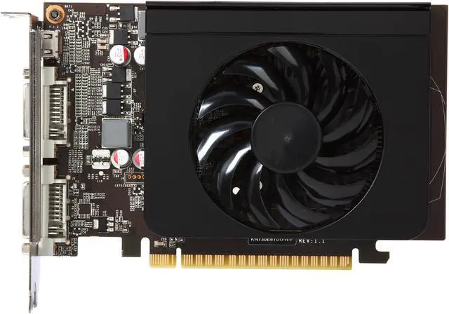 Alt view image 4 of 5 - JATON GeForce GT 730 1GB DDR3 PCI Express 2.0 x16 Graphics Card Video-PX730GT-LX
