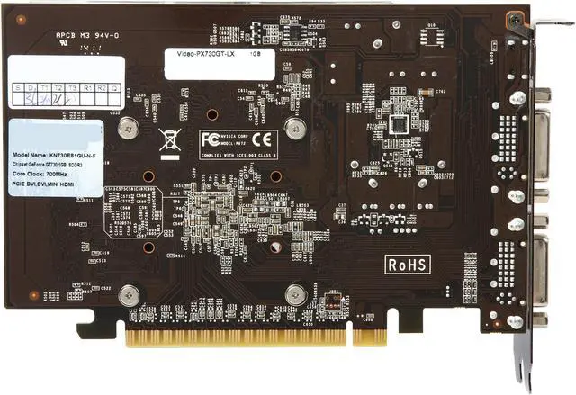 Alt view image 5 of 5 - JATON GeForce GT 730 1GB DDR3 PCI Express 2.0 x16 Graphics Card Video-PX730GT-LX