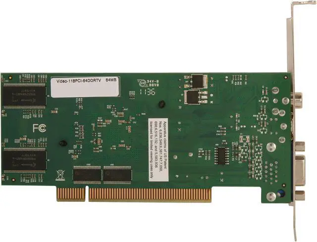 Alt view image 4 of 5 - JATON GeForce2 MX400 64MB DDR PCI Low Profile Ready Graphics Card VIDEO-118PCI-64DDR-TV