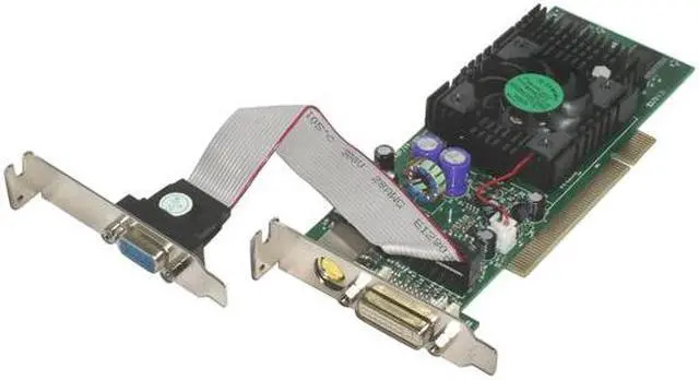 Main image of JATON GeForce FX 5700LE 128MB DDR PCI Graphics Card 3DForce Video-248PCI-DVI