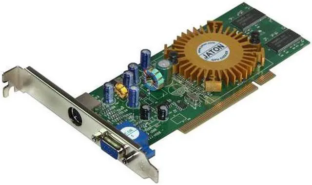 Main image of JATON GeForce MX4000 128MB DDR PCI Low Profile Ready Graphics Card Video-208PCI-128Twin