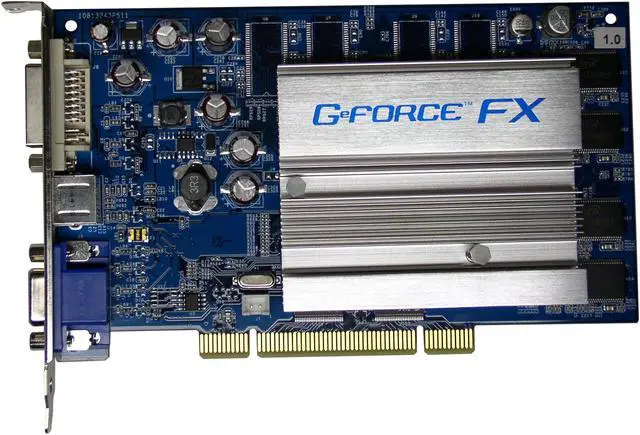 Alt view image 2 of 5 - Apollo 5200 128MB PCI GeForce FX 5200 128MB 128-bit DDR PCI Video Card