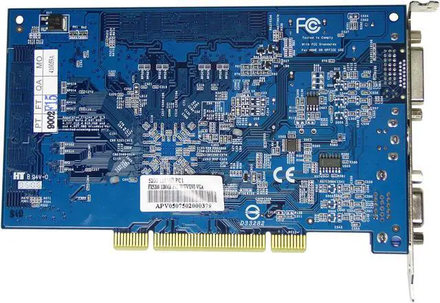 Alt view image 3 of 5 - Apollo 5200 128MB PCI GeForce FX 5200 128MB 128-bit DDR PCI Video Card