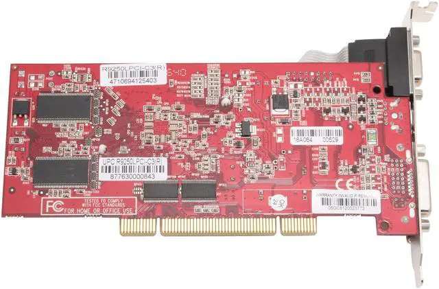 Alt view image 4 of 6 - Apollo Radeon 9250 128MB DDR PCI Low Profile Graphics Card R9250LPCI-C3R