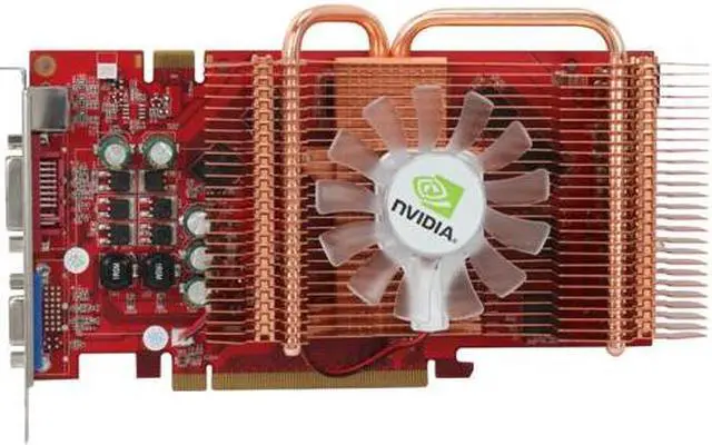 Alt view image 3 of 6 - Apollo GeForce 9600 GT 512MB GDDR3 PCI Express 2.0 x16 SLI Support Graphics Card AP-GF9600GT 512MB