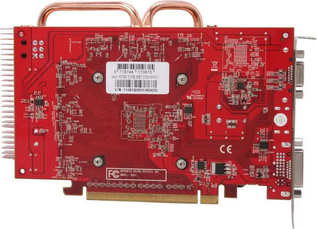 Alt view image 4 of 6 - Apollo AP-HD4830 512MB DDR4 Radeon HD 4830 512MB 256-bit GDDR4 PCI Express 2.0 x16 HDCP Ready CrossFireX Supported Video Card