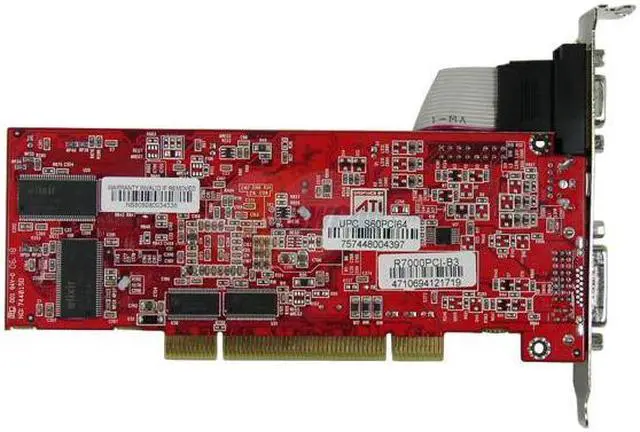 Alt view image 3 of 4 - Apollo Radeon 7000 64MB DDR PCI Graphics Card R7000PCI-B3