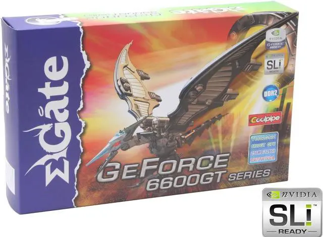 Alt view image 6 of 6 - BIOSTAR GeForce 6600GT 256MB GDDR2 PCI Express x16 SLI Support Graphics Card V6602GS21