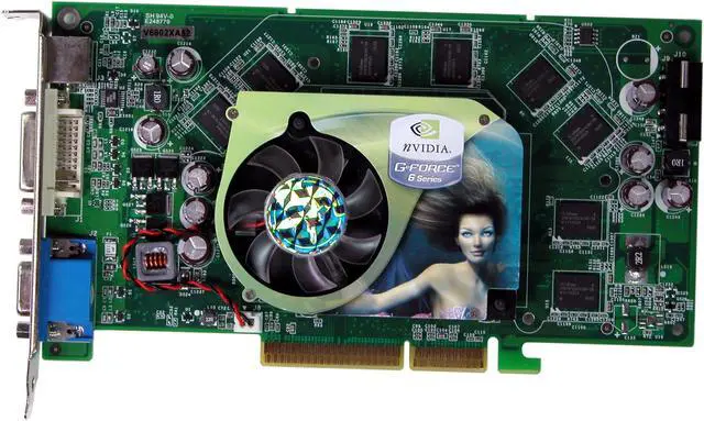 Alt view image 2 of 3 - BIOSTAR GeForce 6800XT 512MB GDDR2 AGP 4X/8X Graphics Card V6802XA52