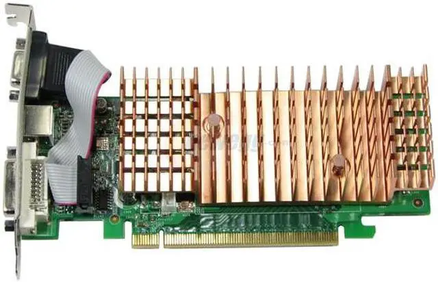 Alt view image 2 of 3 - BIOSTAR GeForce 7300LE Supporting 256MB(128MB On board) GDDR2 PCI Express x16 Low Profile Ready Graphics Card V7302EL16