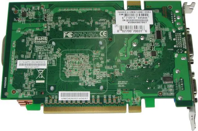 Alt view image 3 of 3 - BIOSTAR GeForce 7600GS 512MB GDDR2 PCI Express x16 SLI Support Graphics Card V7602GS51