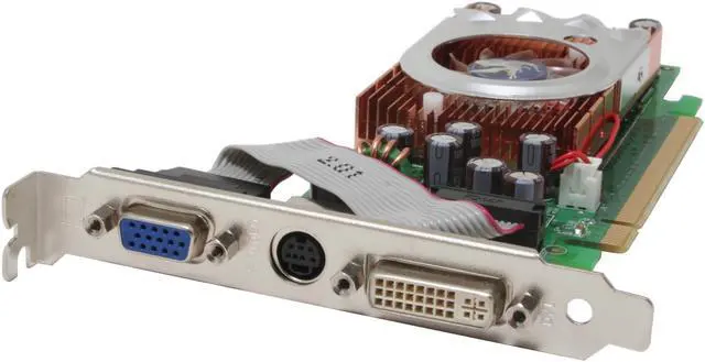 Alt view image 2 of 11 - BIOSTAR GeForce 6200LE 256MB TurboCache(128M VRAM on board) GDDR2 PCI Express x16 Low Profile Ready Graphics Card V6202EL16