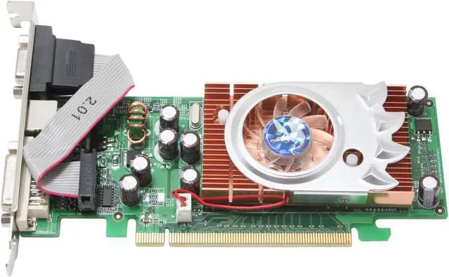 Alt view image 3 of 11 - BIOSTAR GeForce 6200LE 256MB TurboCache(128M VRAM on board) GDDR2 PCI Express x16 Low Profile Ready Graphics Card V6202EL16