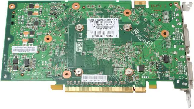 Alt view image 4 of 6 - BIOSTAR GeForce 7900GS 256MB GDDR3 PCI Express x16 SLI Support Graphics Card V7903GS22